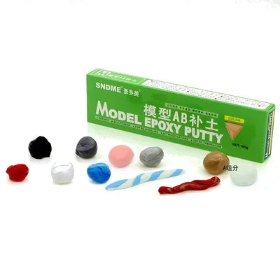 Model AB Epoxy Putty Quick /Slow Dry For Model Repairs Sculpturing Action Figure BJD Fabrication Re-modeling DIY 100g