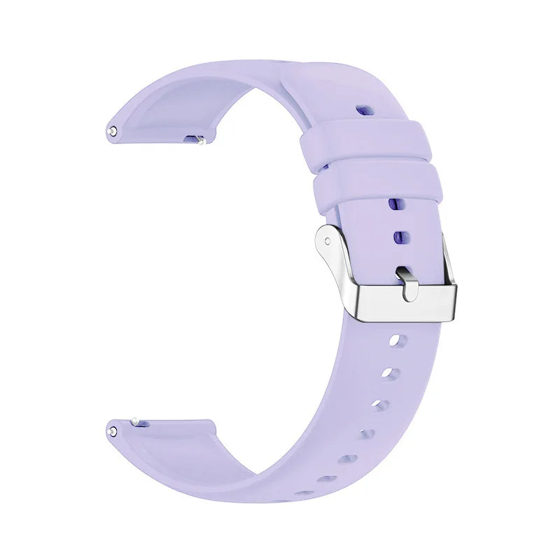Universal Watch Straps 22mm 20mm Quick Release Silicone Band Soft Rubber Wristband for Huawei Samsung Xiaomi Amazfit Smartwat