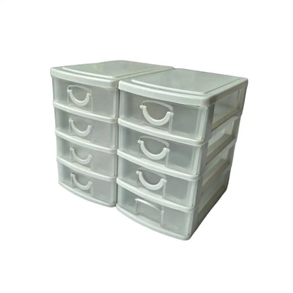 4-Layer Drawer-Style Jewelry Storage Box, Rhinestone Storage Box, Transparent Earring Storage Box
