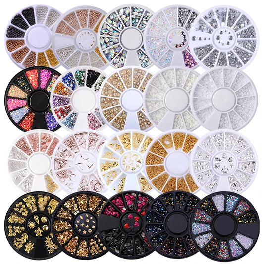 nail parts nail art glitter rhinestone Crystal gems jewelry Bead Manicure decoration accessories nail supplies for profession