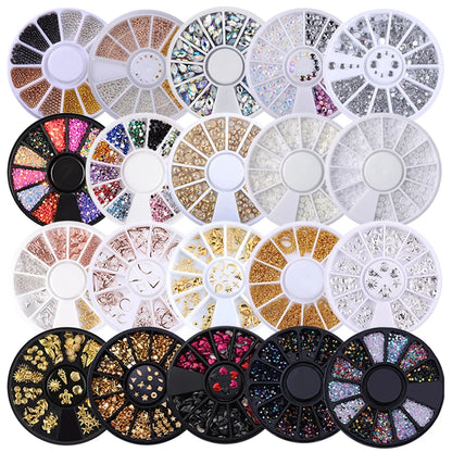 nail parts nail art glitter rhinestone Crystal gems jewelry Bead Manicure decoration accessories nail supplies for profession