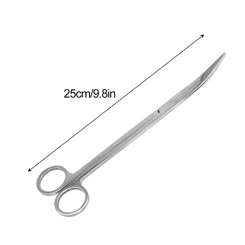 Stainless Steel Fish Tank Plants Tools Aquarium Cleaning Tools Scissors Tweezers Wave Scissors Pet Aquarium Supplies Accessor