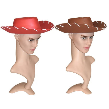 1PC Children's Cowboy Hat Halloween Carnival Party COSPLAY Stereotypes Hat Men's Large Brim Decorative Bowler Hat