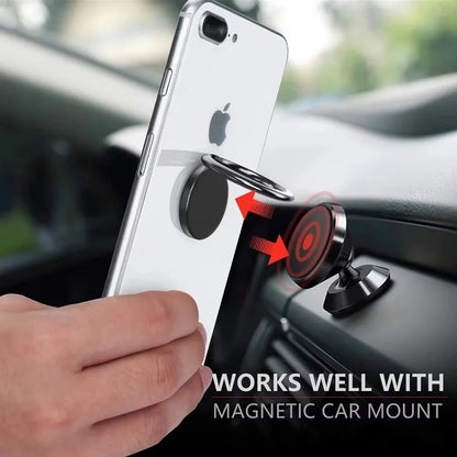 Universal Finger Ring Holder Stand Mobile Phone Luxury Rotatable Phone Back Sticker Holder for IPhone Samsung Xiaomi
