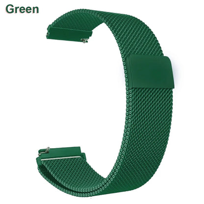 18mm 20mm 22mm Metal Strap For Garmin Vivoactive 3 4 4s 5 6 Band Watch Venu 2 2s 3s SQ Bracelet Venu 4 41mm 45mm Milanese Loo