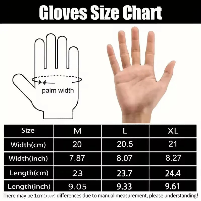 Winter Warm Gloves Touch Screen Windproof Non Slip Cold-proof Cycling Gloves Outdoor Men's Women's Running Hiking Skiing Glov
