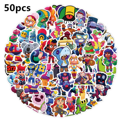 Battle Balloons Happy Birthday Banner Fight Game Party Decoration Brawled Background Cake Topper Disposable Tableware Keychai