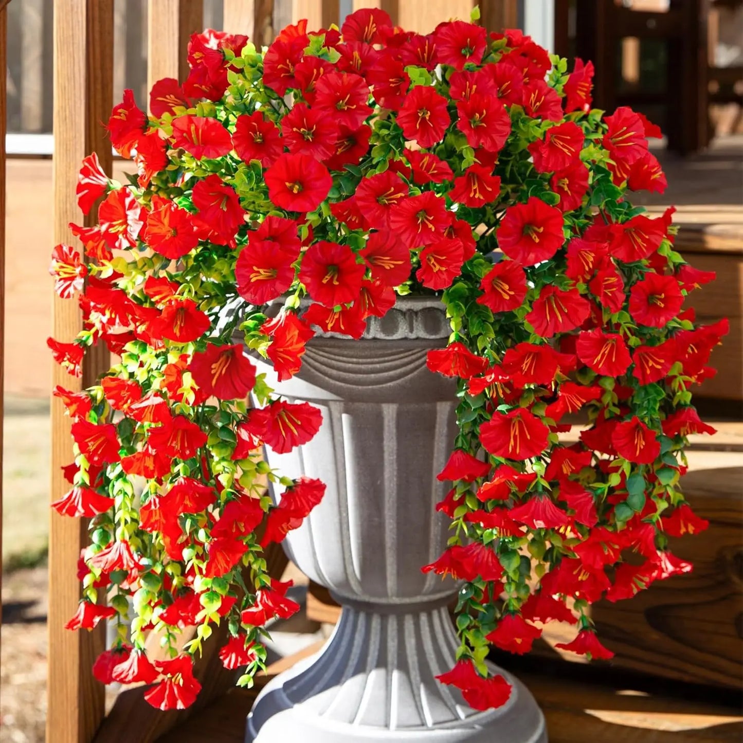 Artificial Flowers Vine Morning Glory Wedding Wreath Home Room Valentine's Decor Outdoor Yard Pretty Hanging Arch DIY Gift Pr