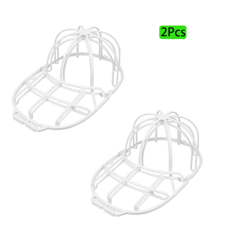 Hat washer, household products, laundry accessories, anti deformation hat protection frame, sturdy frame - 2Pcs-White