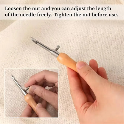 Needle Felting Tools Punch Needles Tool Embroidery Knitting Supplies Wool Felt Cross Beginners