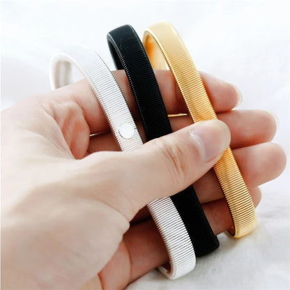 Non-slip Metal Armband Stretch Garter Shirt Sleeve Holder Unisex Sleeve Holders Armbands Elastic Armband Accessories (not pai