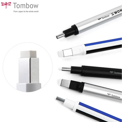 Tombow MONO Zero Eraser Flat / Super Fine Rubber Tip Pen Type Professional High Precision Pencil Eraser For Manga Highlight