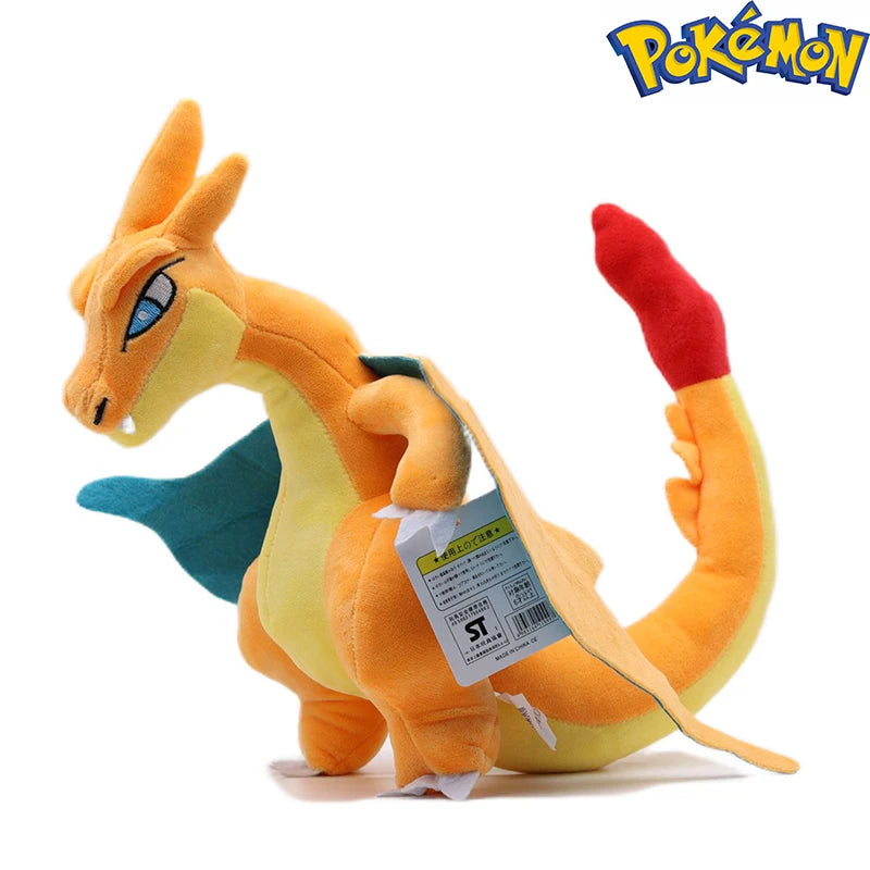 Anime Kawaii Dragonite Stuffed Toys Cartoon&Cute Plush Dolls Throw Pillow Birthday Gift for Kids Friends Boys Home Decoration