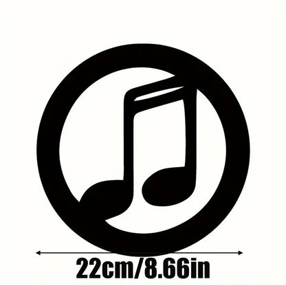 4 Pcs Wood Wall Art Decor, Musical Note, Piano Silhouette, Gifts for Music Lovers, Birthday Presents for KTV, Recording Studi