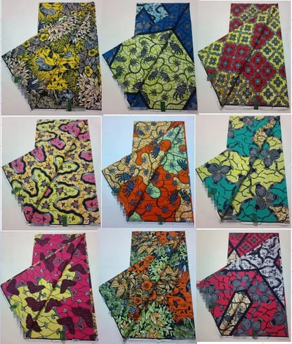 African Ankara prints batik patchwork fabric real wax African sewing material 100% cotton tissu for dress crafts