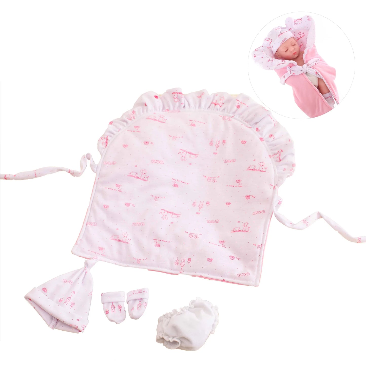 Baby clothes for doll fit 30 cm New Born Doll Accessories Fashion Sweater Dresses Coat Doll Clothes for Girls DIY Toys Gift -