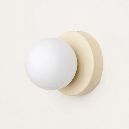 Creative Macaron LED Wall Lamp 10/12cm Mini Glass Sconce for Balcony Lamp Bedside Bedroom Corridor Porch Decor Lighting Fixtu