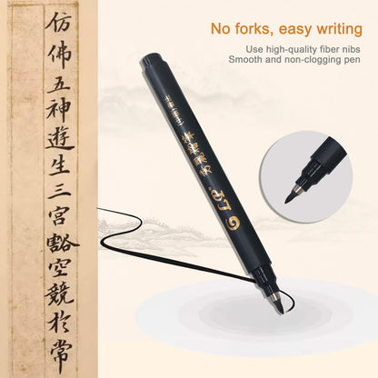 4 pcs Calligraphy Art Marker Pens Brush Art as a gift for Craft Supplies Art Writing Office School Supplies Stationery Studen