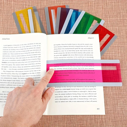 Colorful Reading Guide Strips - Ideal for Classroom and Home Use, Enhances Reading Comprehension, Classroom Reading Aid
