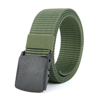 Military Automatic Buckle Nylon Belt Outdoor Hunting Multifunctional Tactical Canvas Belt Men Belt