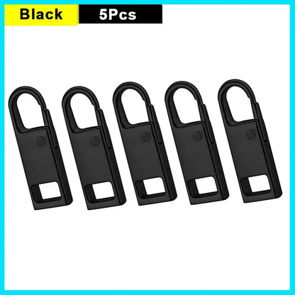 5/10Pcs Zipper Slider Puller Replacement Instant Zipper Tab Repair Zippers Handle Mend Fixer Buckle for Suitcase Sewing Craft