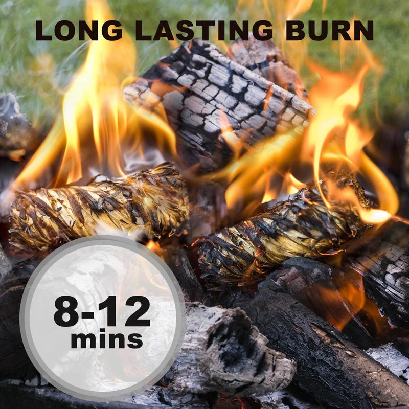 20/40/60pcs Natural Fire Starter,Wax Wood Stick,Suitable for Campfires,Fireplace,Barbecue Stove,Chimney Oven,Charcoal Ignitio