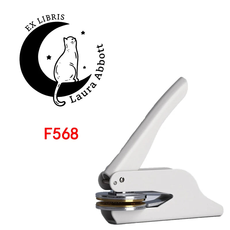 Custom Embosser Stamp,From the Library Embosser,Personalized Book Embosser Stamps,Custom Logo,Magic School,Gift for Book Love