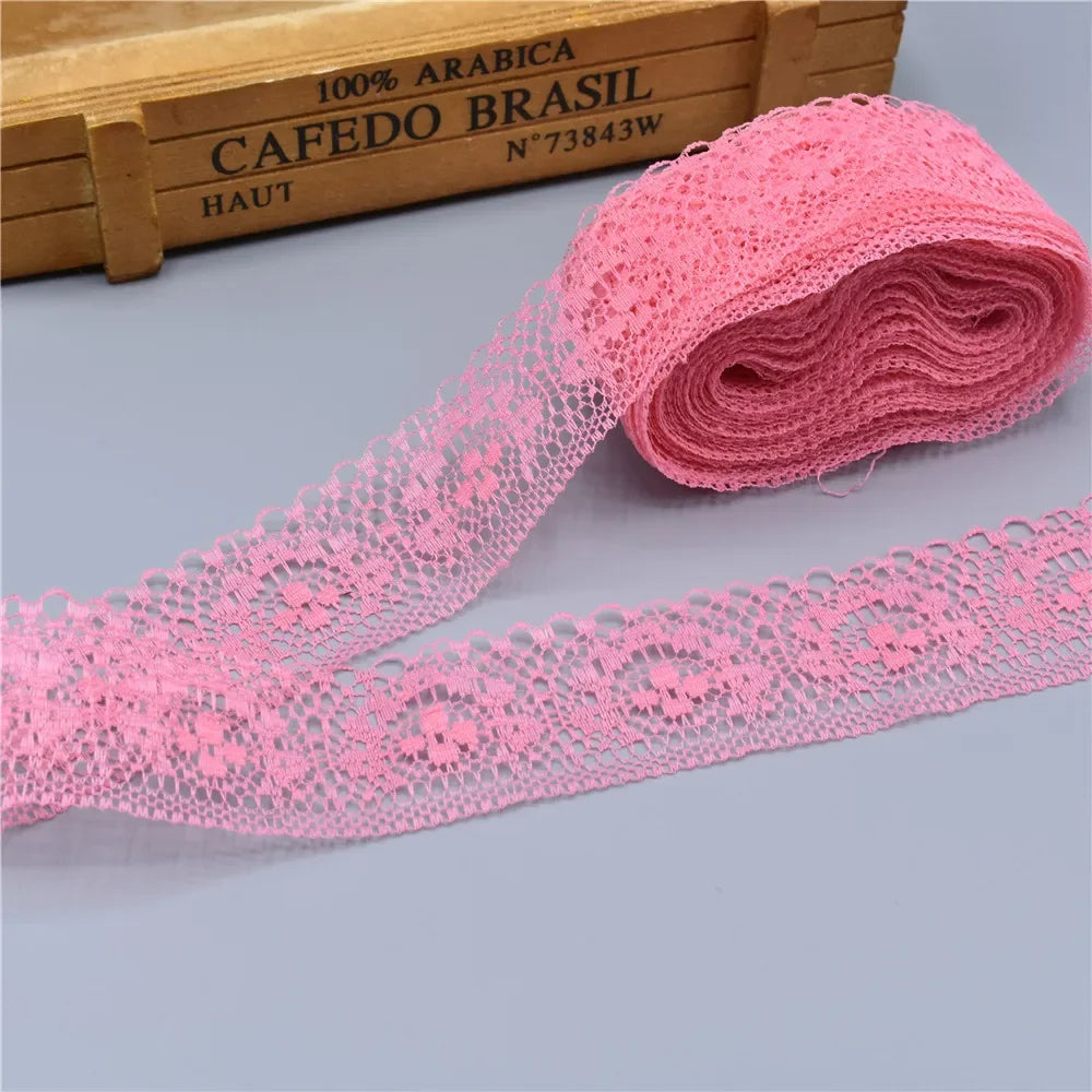 Lace Trim, 10 Yards High Quality Lace Tape, 40MM Wide Embroidered Trim for Sewing, DIY Crafts, Scrapbooking Projects, Gift Wr