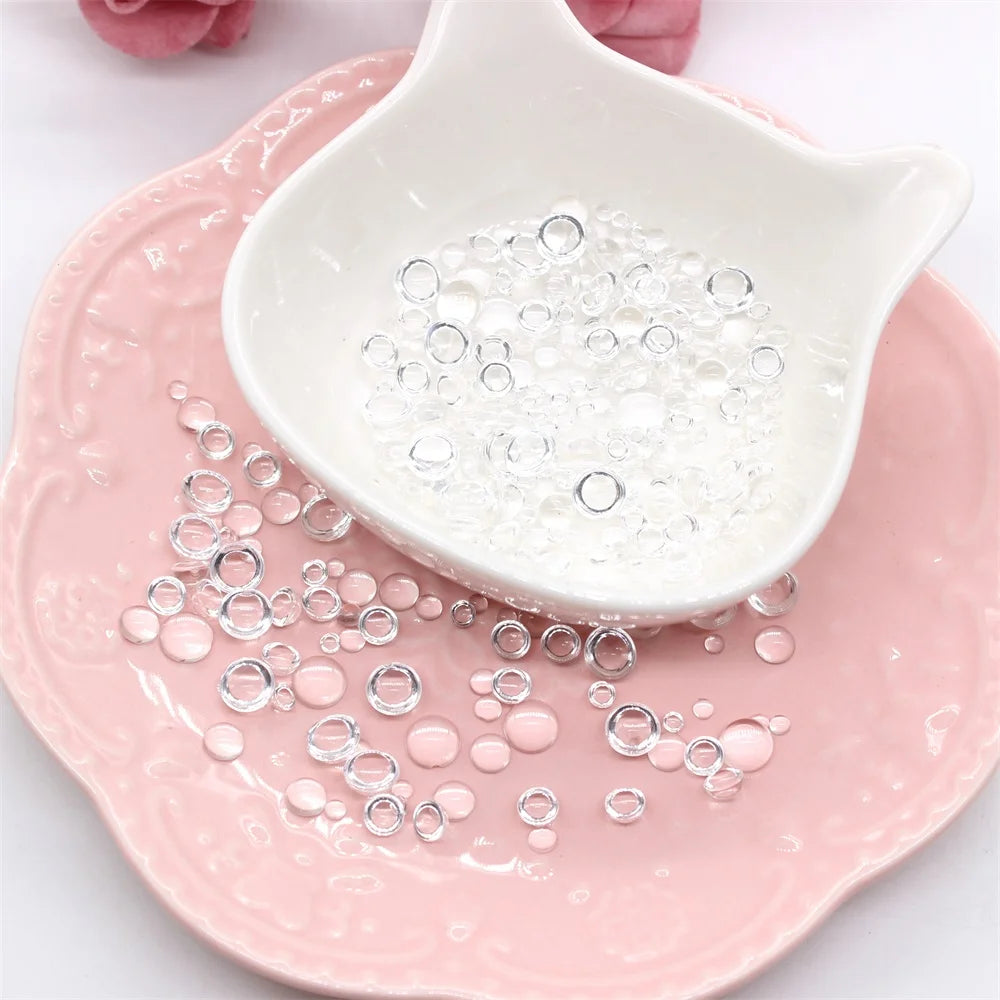 KSCRAFT 350pcs Simulation Dewdrop Waterdrop Droplets Stones for DIY Paper Craft Card Making Decor Accessories Scrapbooking