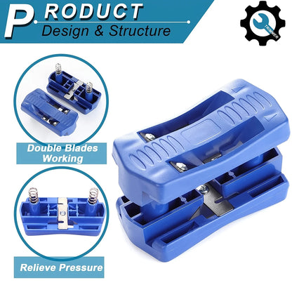 Handle Edge Trimmer Edgebanding End Banding Machine End Cutter Set for Wood Furniture Cabinet Manual Tail Trimming Tool Plast