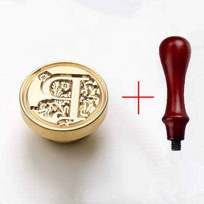 2PCS clear sealing stamp head wax seal craft supplies wax seal stamp and handle stamp scrapbooking supplies craft HCZ0106 - H