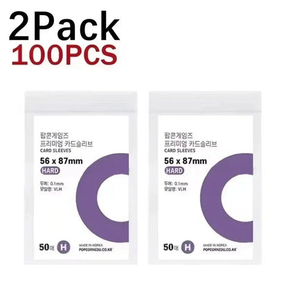 Card Film Protective Film Transparent Card Holder CPP Album Binder Suitable for Camera Storage Album Protection - 100Pcs - 56