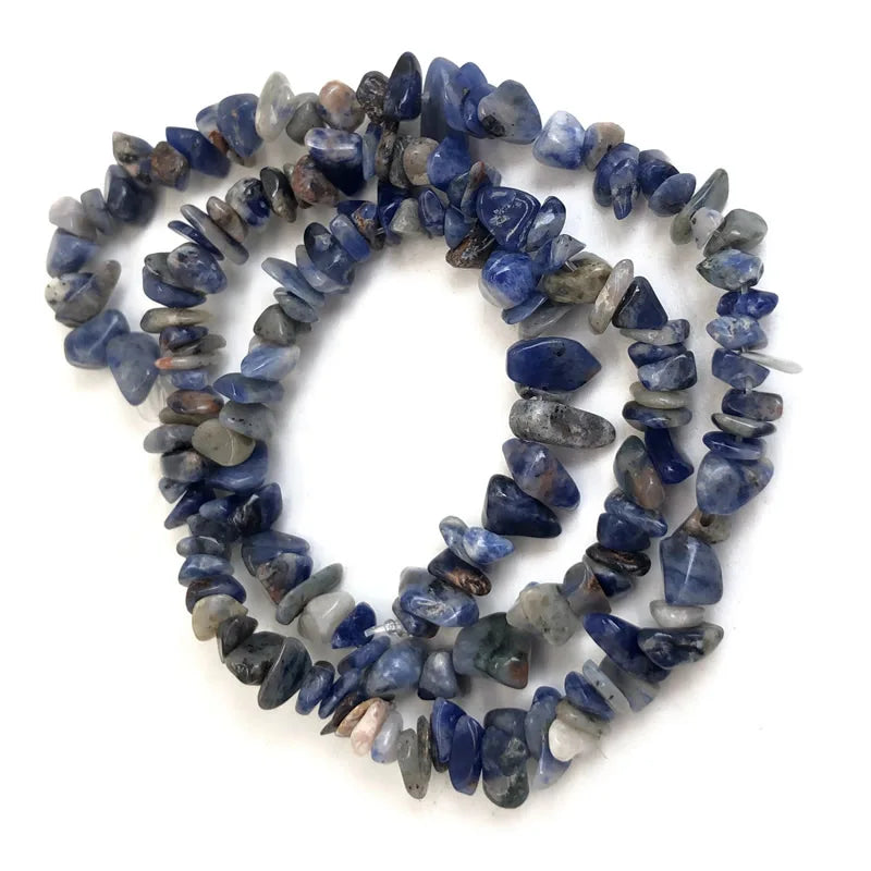 Natural Stone Chips Beads 5-8mm Irregular Gravel Crystal Quartz For Jewelry Making Freeform Beads Diy Necklace Bracelet 15'' 