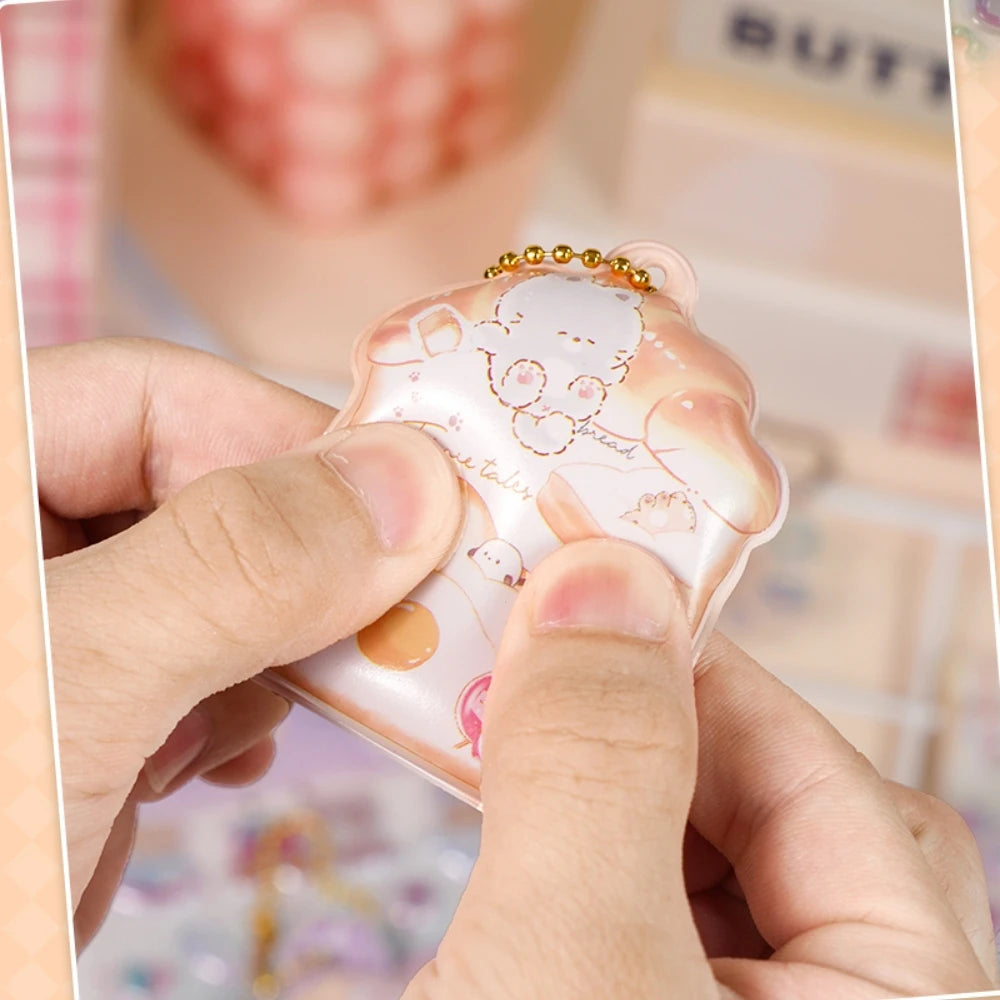 2 pcs Random Fun Pinch Hanging Cartoon 3D Puffy Stickers Scrapbooking Diy Journal Stationery Sticker Cute Deco School Supplie