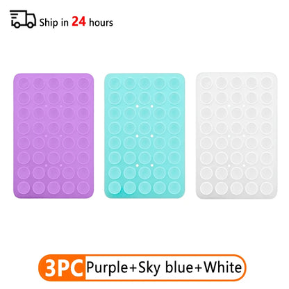 Double Sided Silicone Suction Cup Phone Case Detachable Stand Silicone Rubber Sucker Pad For Selfies And Videos Fixed Pad - 3