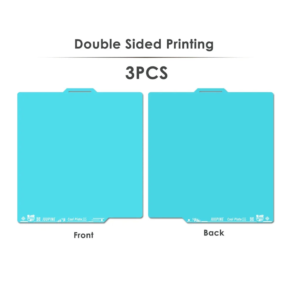 Cold Plate For Bambu Lab X2D/P2S/X1/P1P/A1 Series 256x256mm Spring Steel Double-sided Printing Bambulab Build Plate 3D Printe