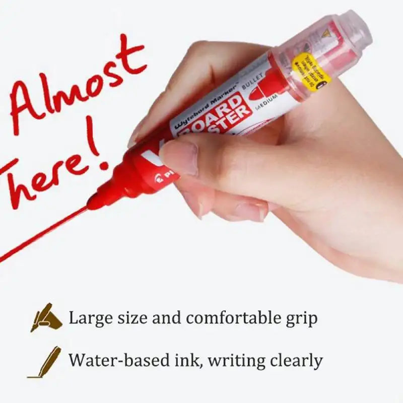 Pilot Whiteboard Pen Stationery Erasable Replaceable ink Refillable Markers 0.7/2.2-5.2/2.3/3.0-6.2/ 3.2/5.0-12mm Durable Tip