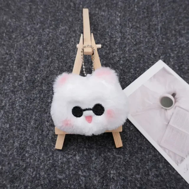 Anime Keychain Geto Suguru and Satoru Gojo Plush Cosplay Pendant Keyrings Accessories Key Chains Fans Gifts - K-ZSHZ-w