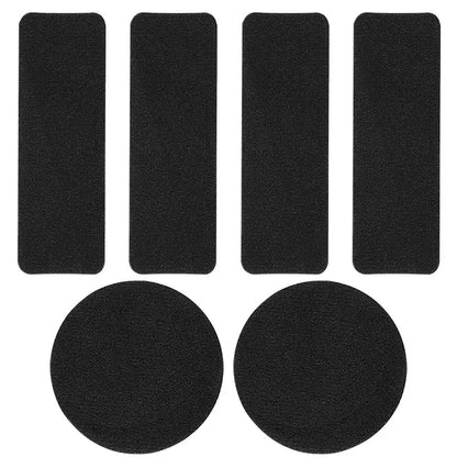 6pcs Sports Shoe Patches for Damaged Side Edges Inner Lining & Heel Wear - Shoe Repair Stickers for Extended Footwear Life - 