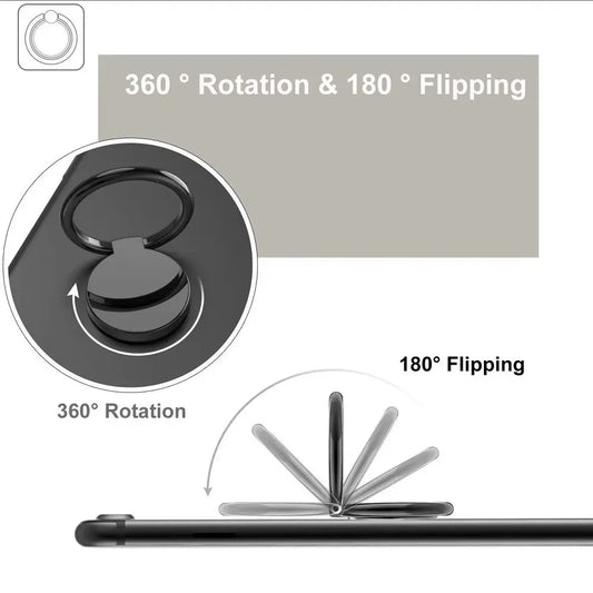Universal Finger Ring Holder Stand Mobile Phone Luxury Rotatable Phone Back Sticker Holder for IPhone Samsung Xiaomi