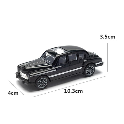1:43 Alloy Vintage Diecast Car Model Car Classic Cadillacs V8 Pull Back Car Model Miniature Vehicle Replica Gift For Kids Adu