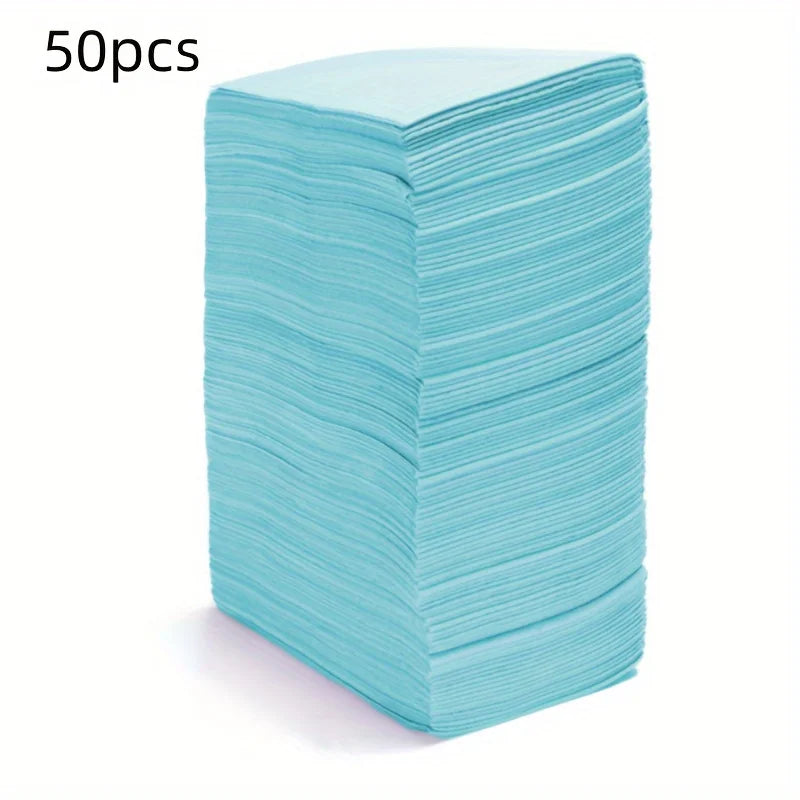 50pcs Disposable Waterproof Tattoo Clean Pad Tattoo Bibs Table Covers Clean Pad Patient Dental Napkins Tattoo Accessories - b