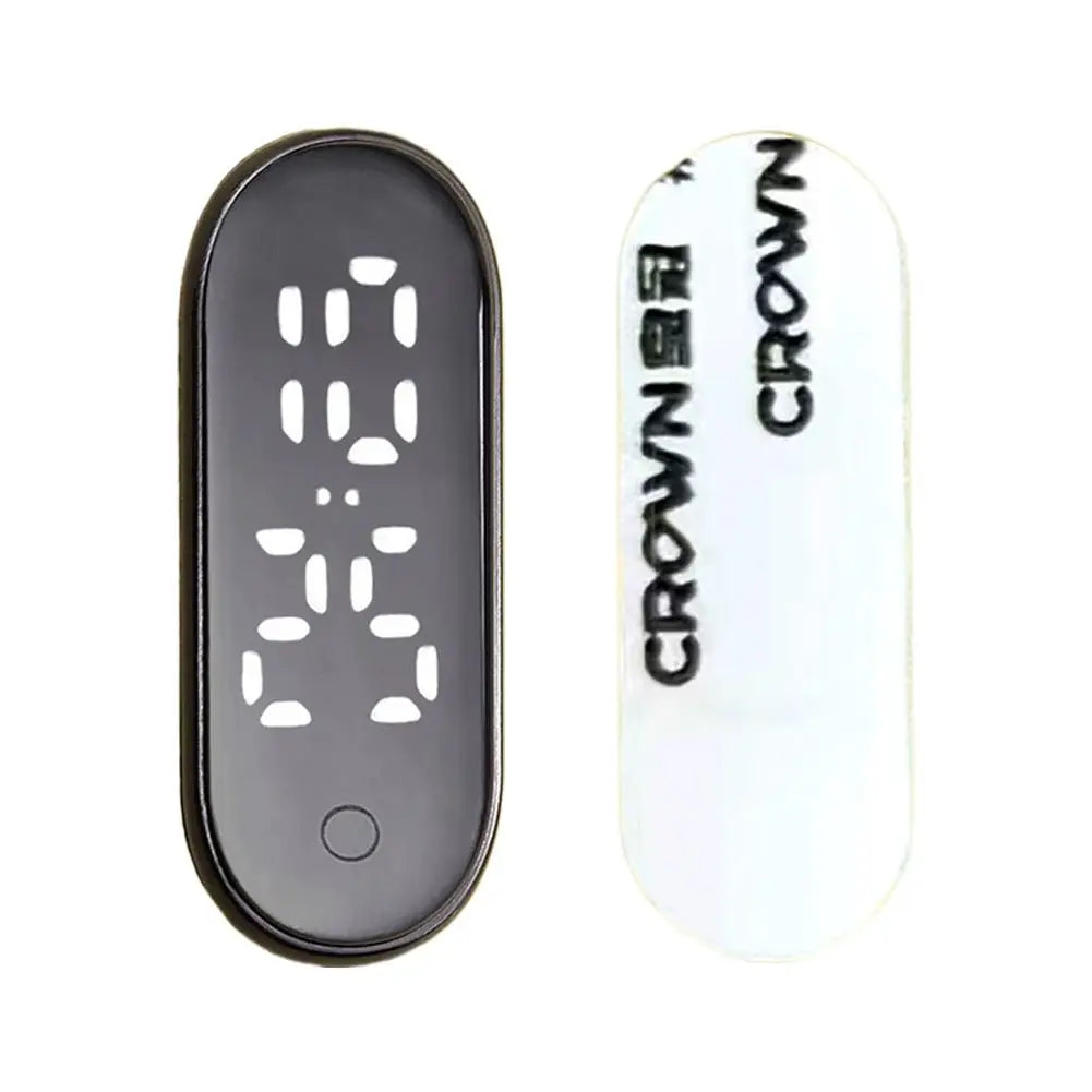 Luminous Motorcycle Car Clock Auto Internal Stick-On Mini Sport Waterproof Watch Mechanics Led Clocks Auto Ornament Accessori