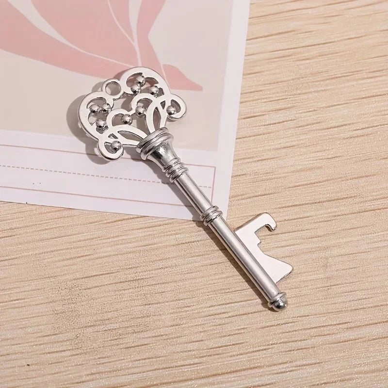 1pc, Bottle Opener, Vintage Crown Key Shape Bottle Opener,Suitable For Bar Or Household,Barware Tool,Wedding Gift,Kitchen Gad