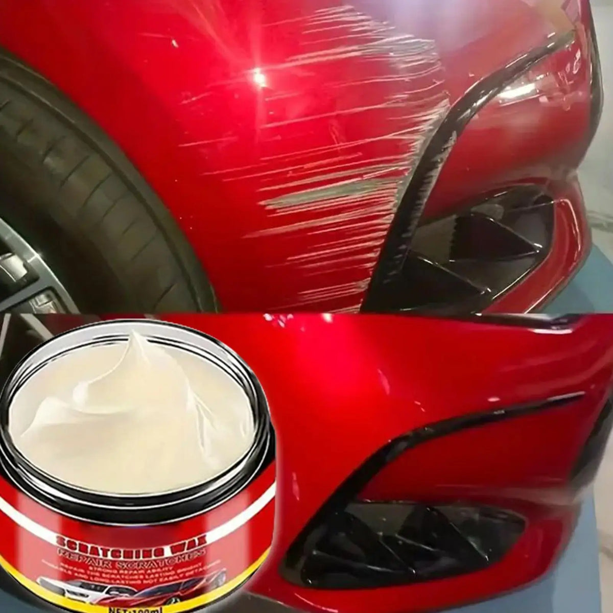 100ml Car Scratch Remover automobile Scratch Eraser Long-Lasting Coating Restorer With Sponge Cleaner paste Paint Care Wax