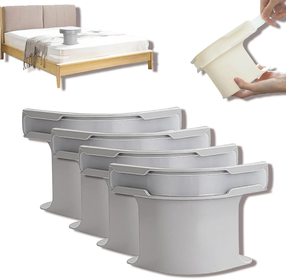 8/4Pcs Heavy Duty Bedsheet Corner Tightener Clips Materials Durable and Reliable Bed Sheet Grippers for Protectors