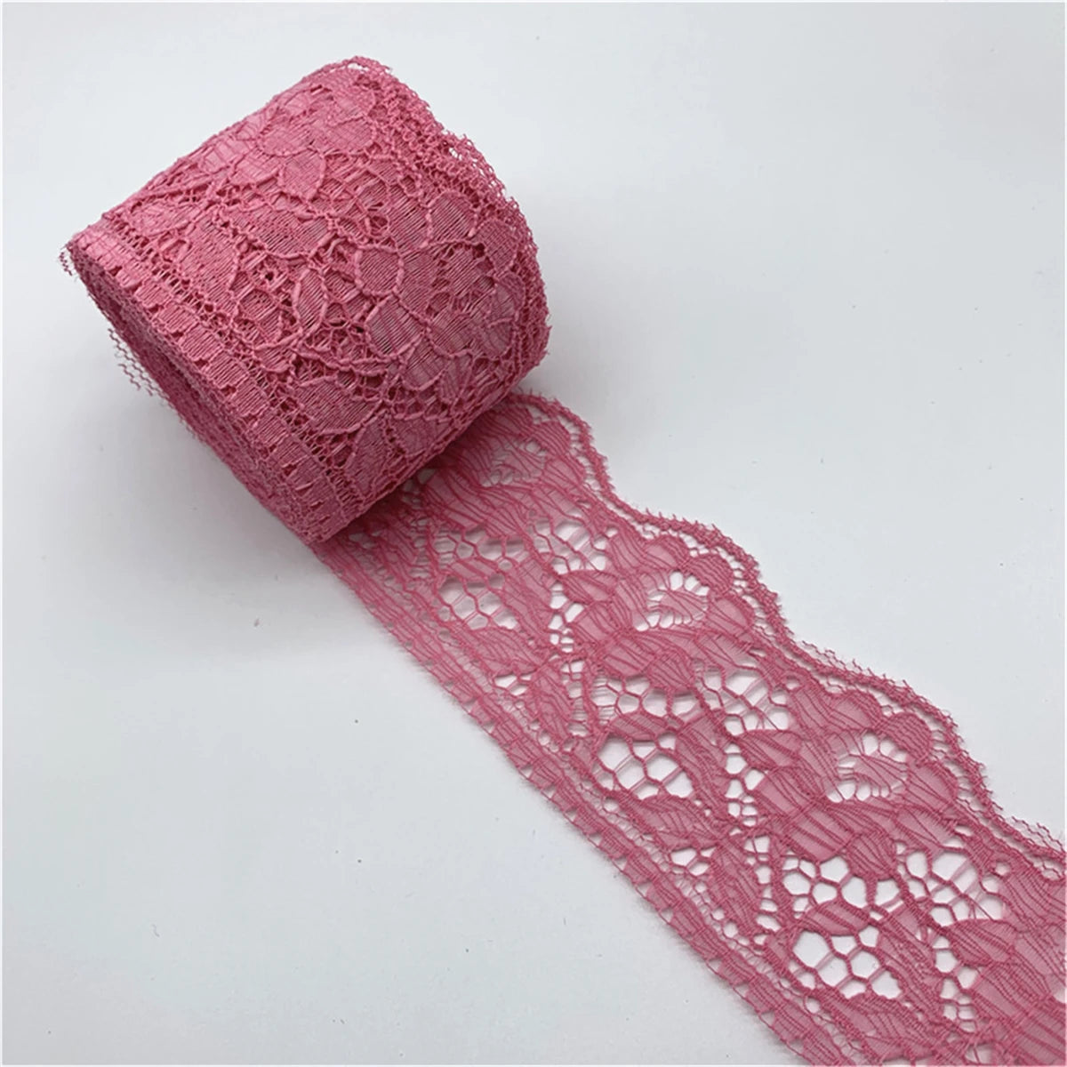 5yards/Lot 60mm Lace Ribbon Handicrafts Embroidered Net Lace Fabric Trim For Sewing Fabric Lace Ribbon Skirt Accessories - 25