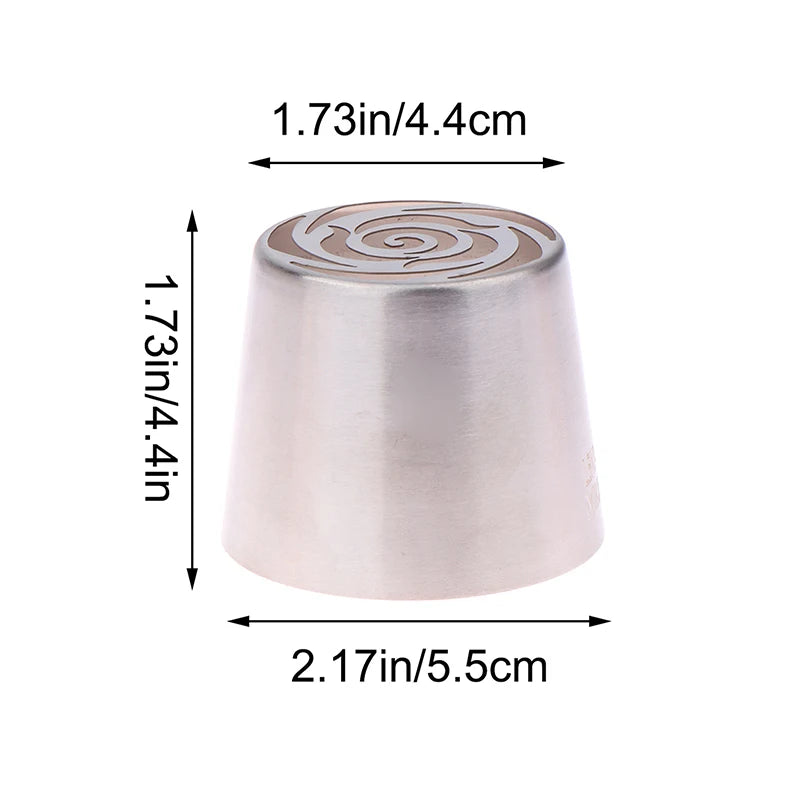 1Pc Stainless Steel Russian Piping Tips Christmas Cake Icing Frosting Nozzles For Cupcake Decoration DIY Kitchen Baking Tool 