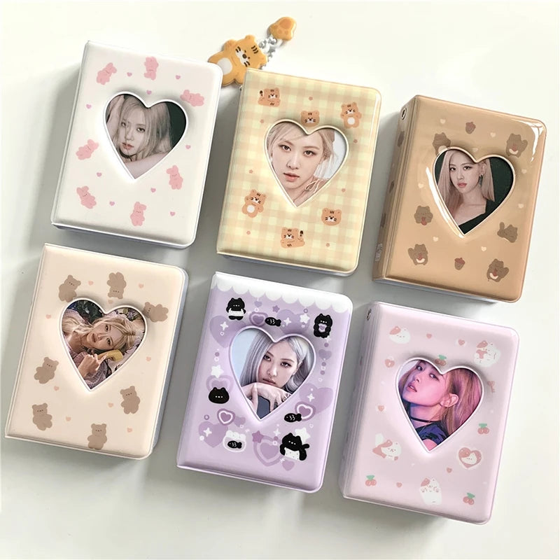 Kpop Photo Album Mini 3 Inch Album Photo Photocard Holder Idol Binder Photo Card Holder Card Collect Book Picture Protector 포