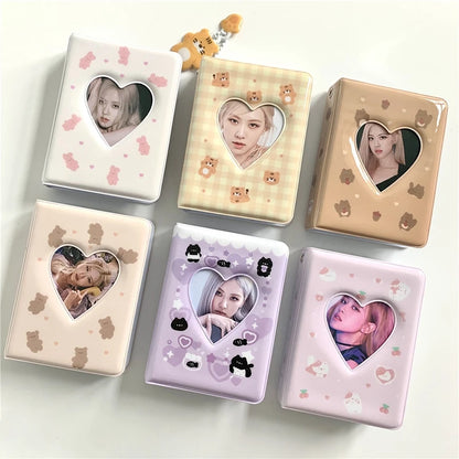 Kpop Photo Album Mini 3 Inch Album Photo Photocard Holder Idol Binder Photo Card Holder Card Collect Book Picture Protector 포